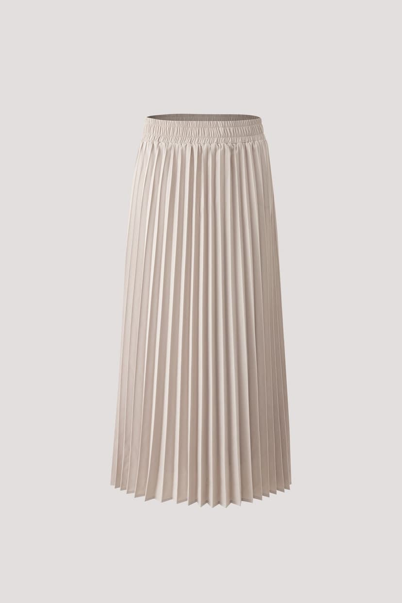 Pleated Midi Skirt